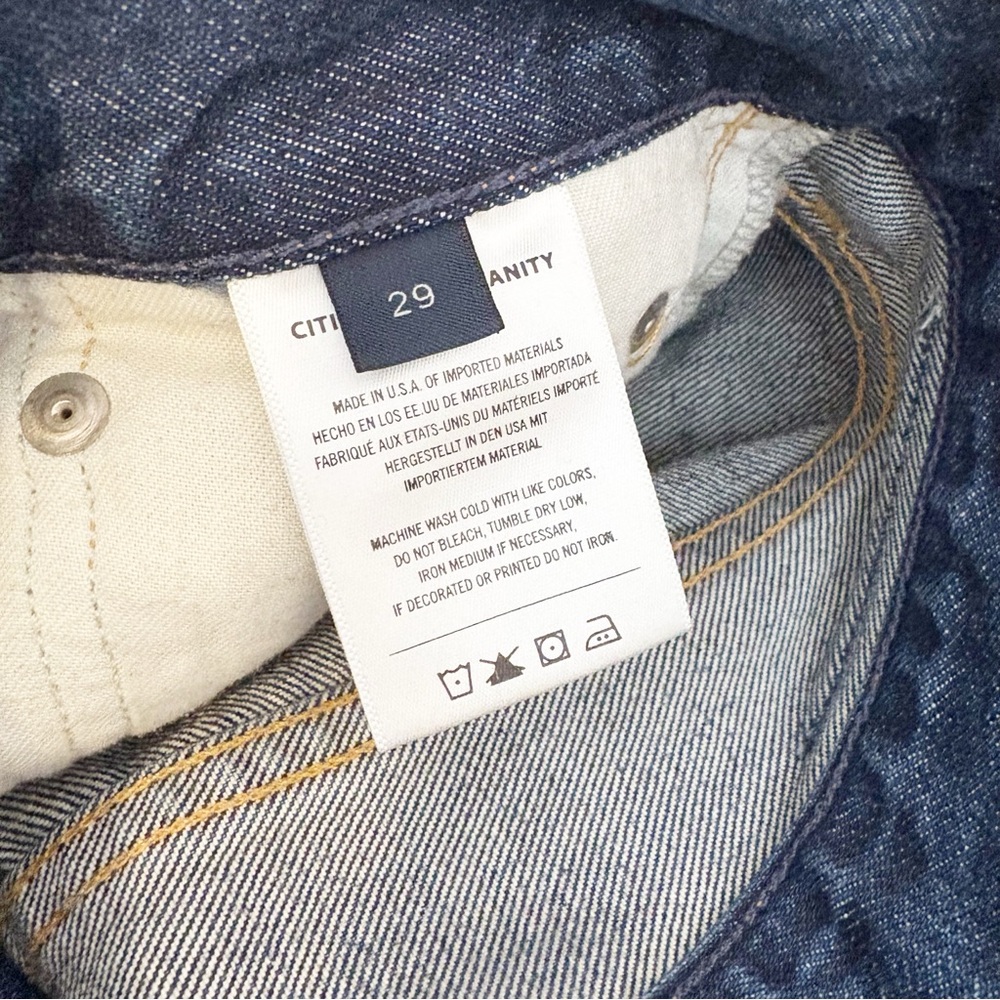 Citizens Of Humanity Camilla Long Loose 7” Denim Jean Shorts - Picture 7 of 11